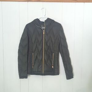 Michael Kors Green Quilted Packable Puffer Jacket - S
